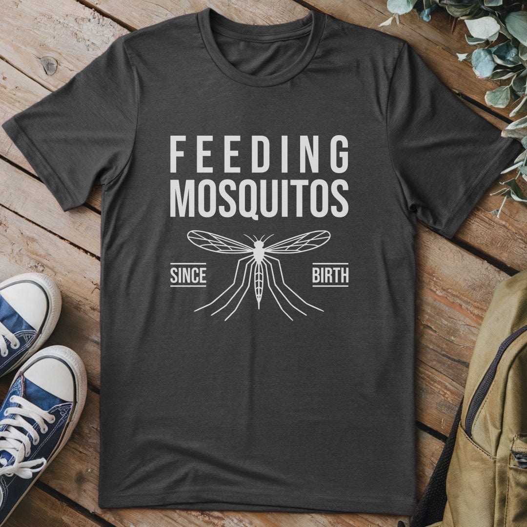 T-Shirt Dark Heather / S Mosquito Magnet Funny T-Shirt