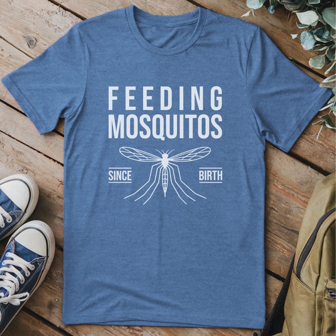 T-Shirt Heather Indigo / S Mosquito Magnet Funny T-Shirt
