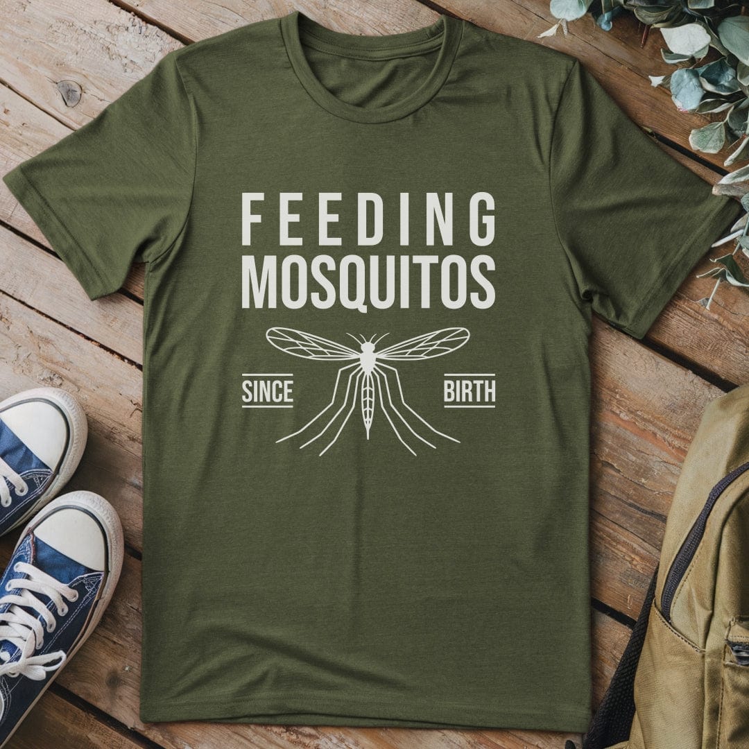 T-Shirt Military Green / S Mosquito Magnet Funny T-Shirt