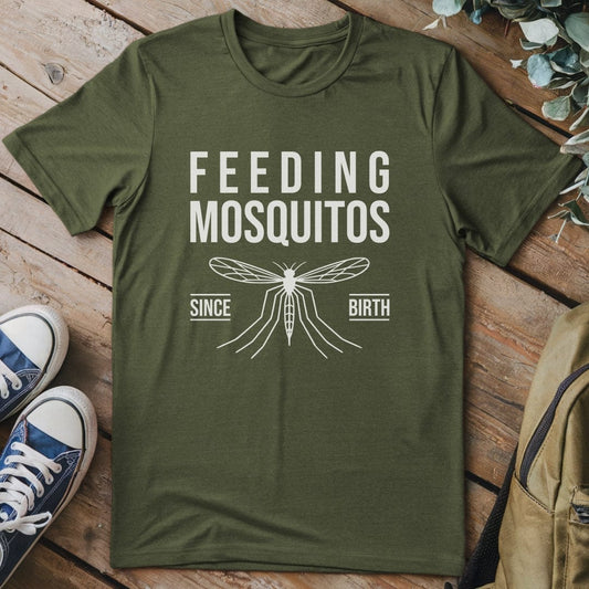 T-Shirt Military Green / S Mosquito Magnet Funny T-Shirt