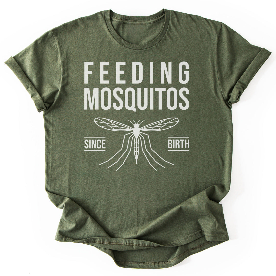 T-Shirt Military Green / S Mosquito Magnet Funny T-Shirt