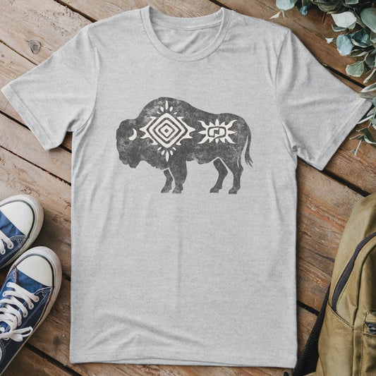 T-Shirt Sport Grey / S Sacred Bison T-Shirt