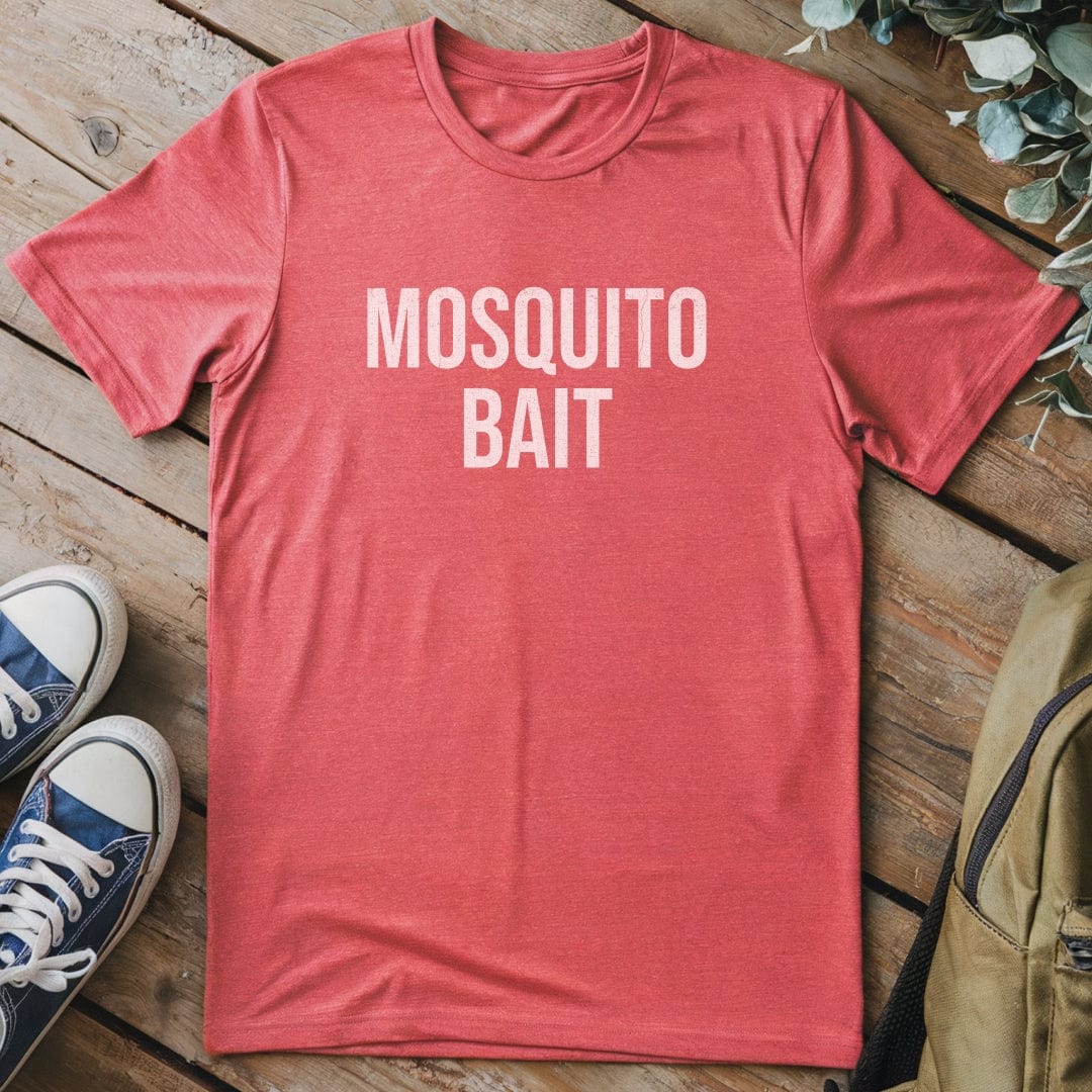 T-Shirt Heather Red / S Mosquito Bait Funny T-Shirt