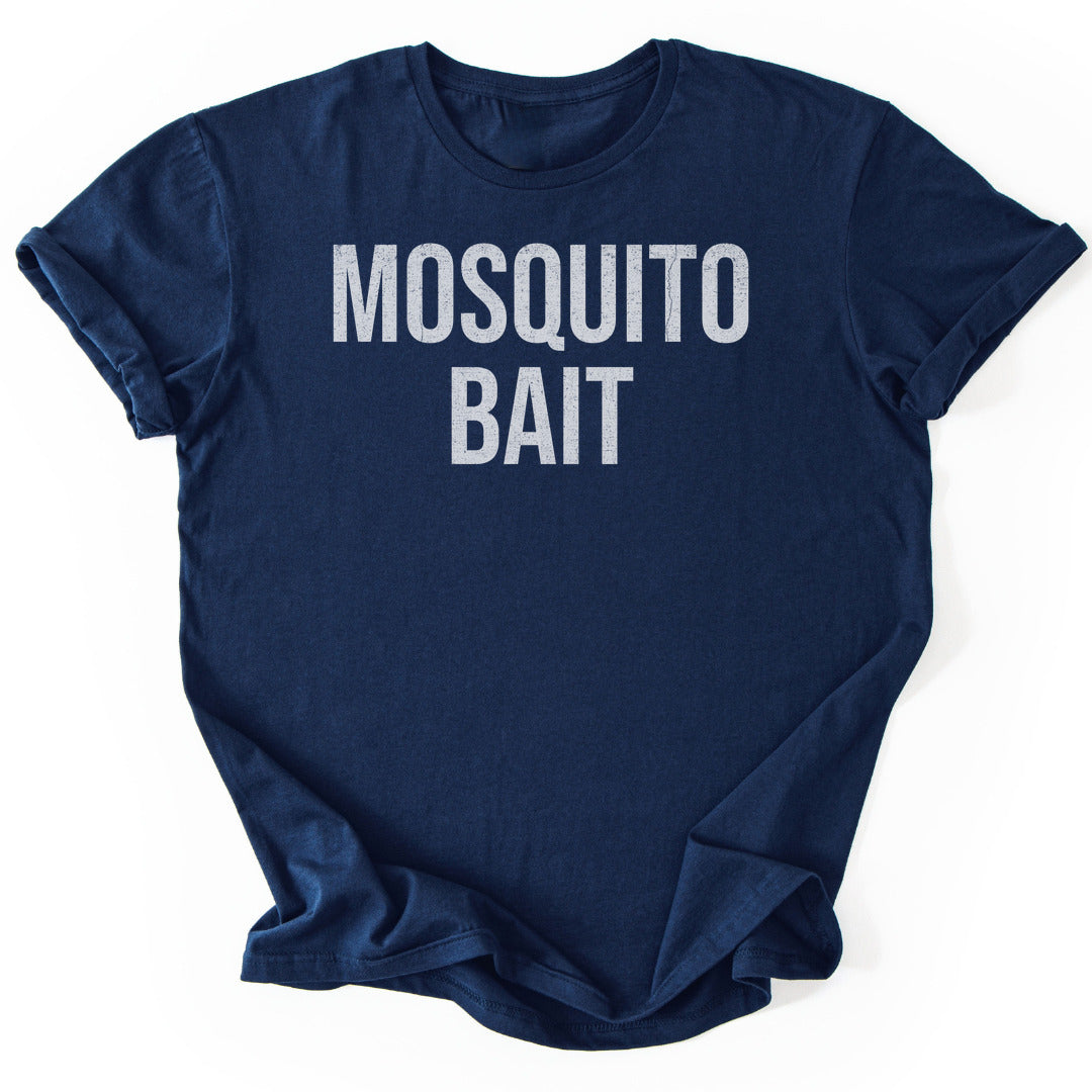 T-Shirt Navy / S Mosquito Bait Funny T-Shirt