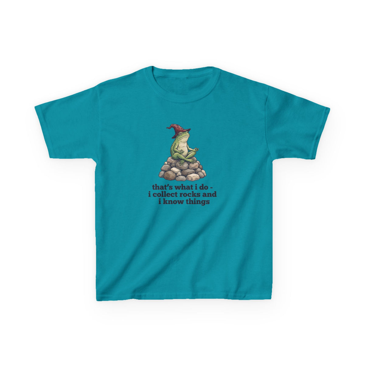 I Collect Rocks and I Know Things Kids Tee