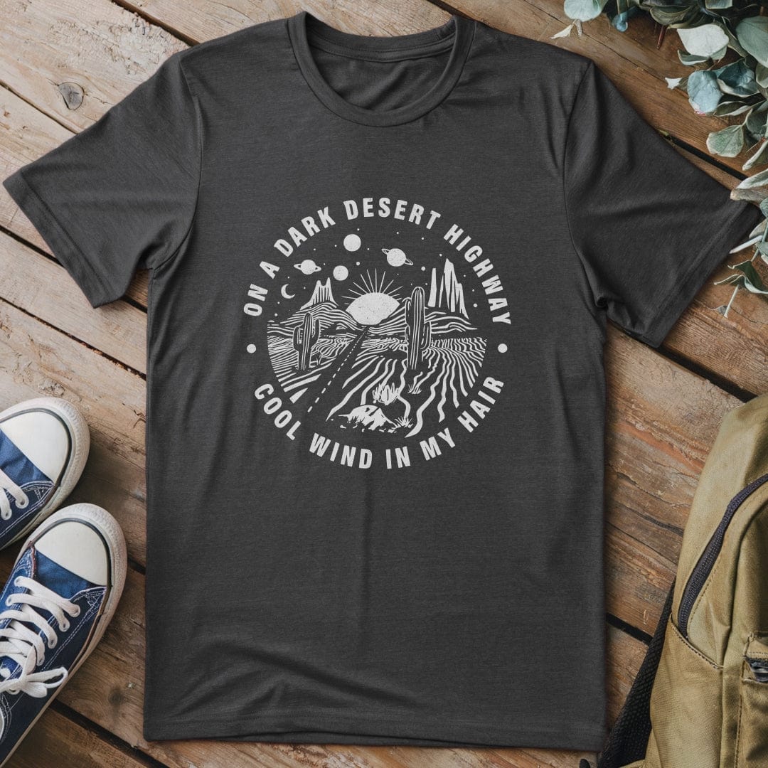 T-Shirt Dark Heather / S Dark Desert Highway T-Shirt
