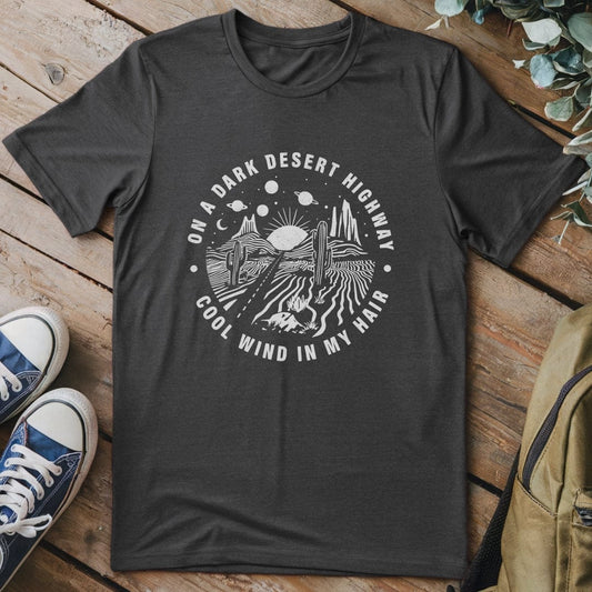 T-Shirt Dark Heather / S Dark Desert Highway T-Shirt
