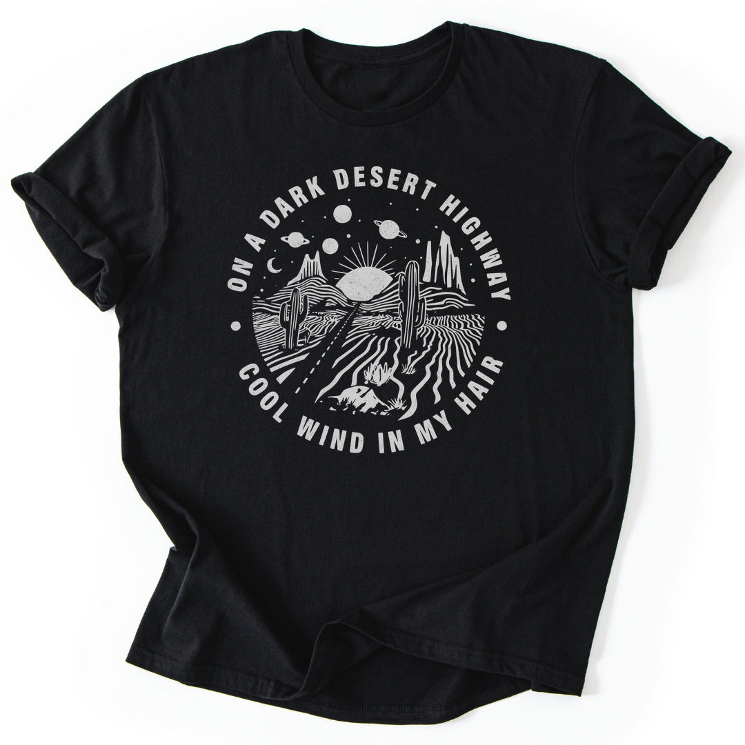 T-Shirt Black / S Dark Desert Highway T-Shirt