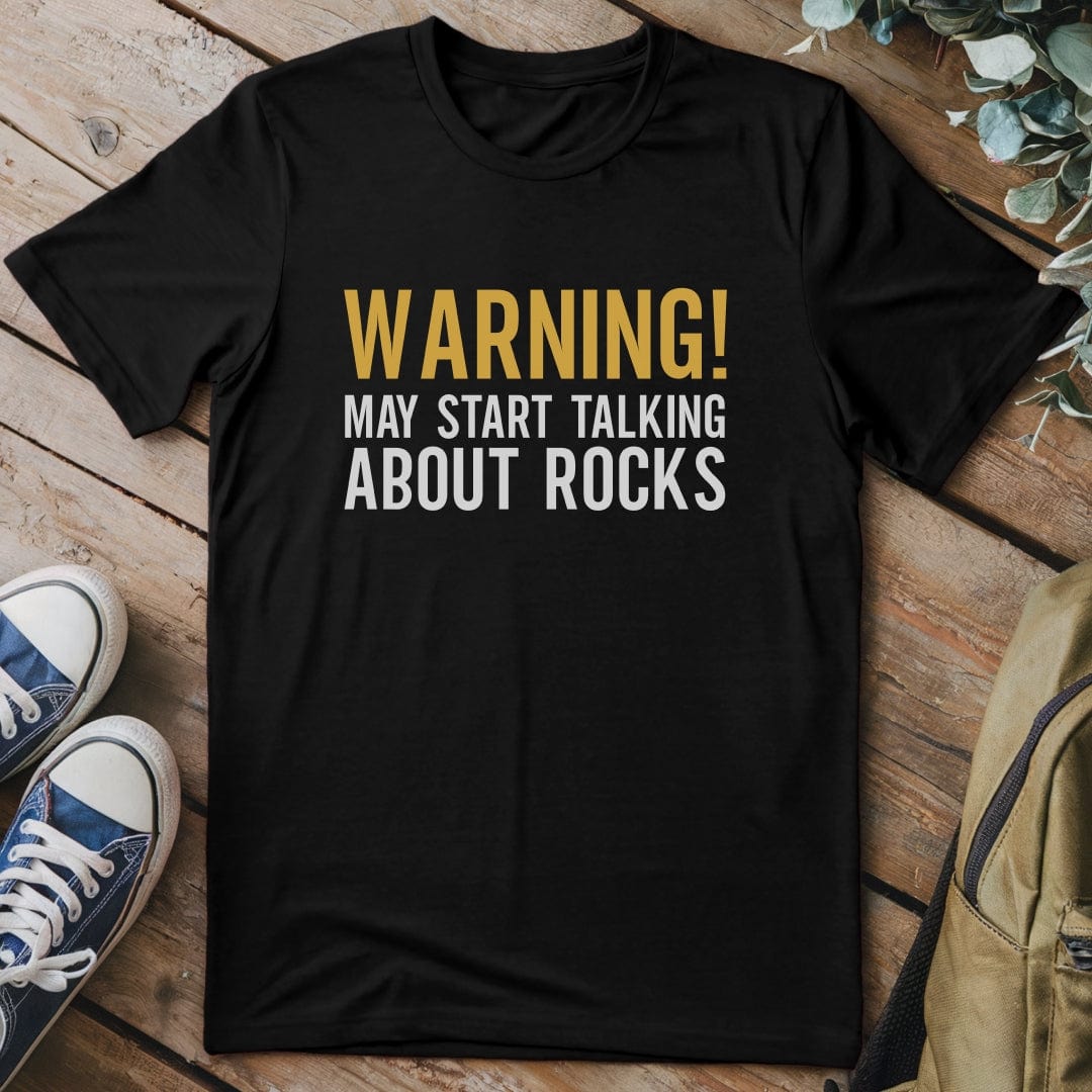 T-Shirt Black / S May Talk About Rocks T-Shirt