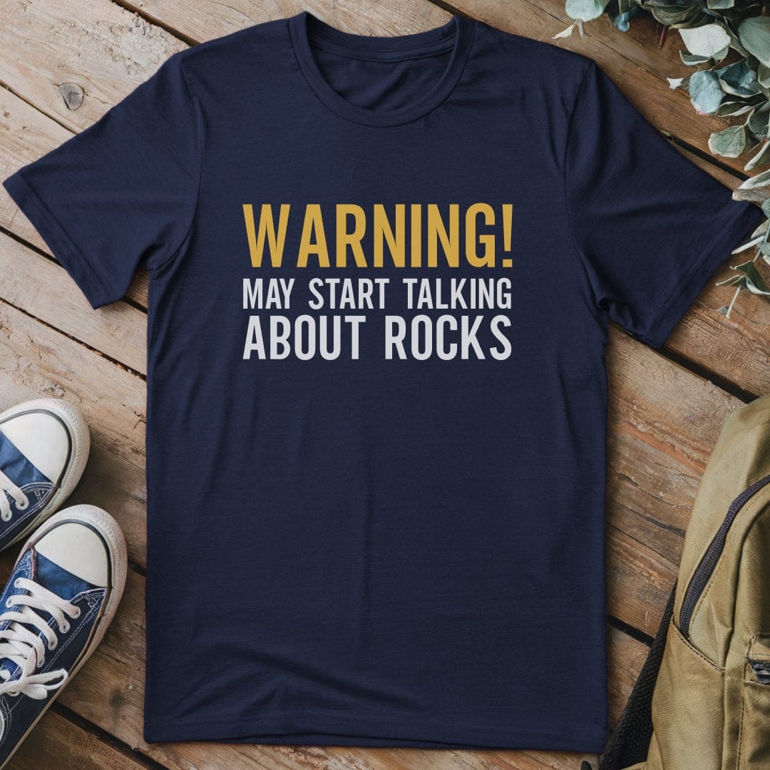 T-Shirt Navy / S May Talk About Rocks T-Shirt