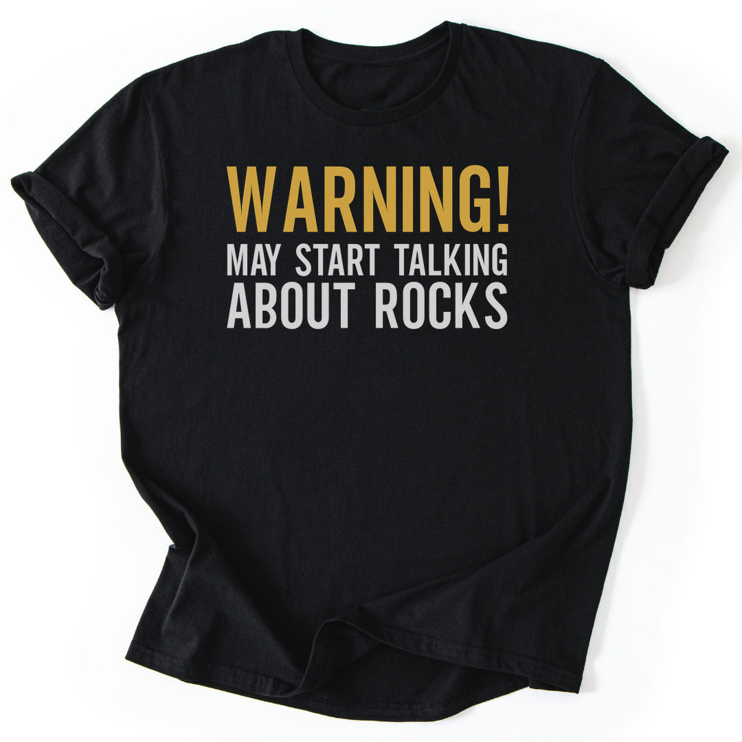 T-Shirt Black / S May Talk About Rocks T-Shirt