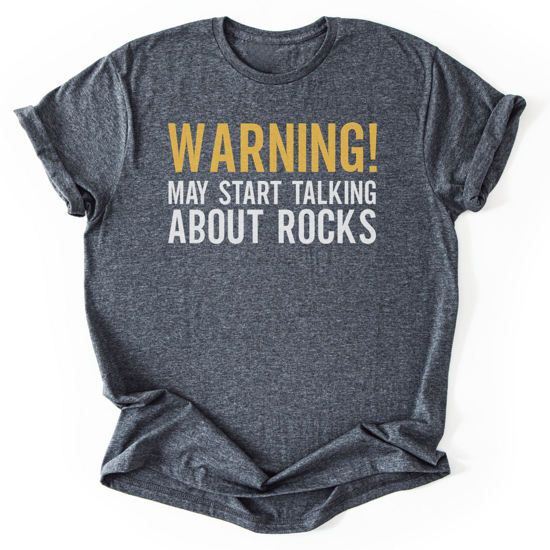 T-Shirt Dark Heather / S May Talk About Rocks T-Shirt