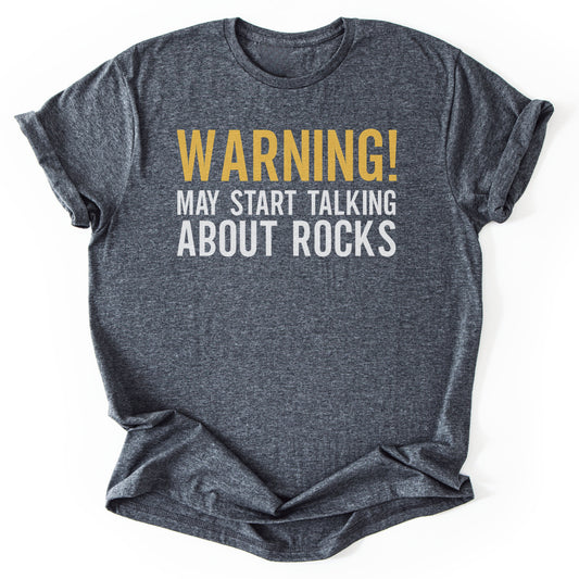 T-Shirt Dark Heather / S May Talk About Rocks T-Shirt