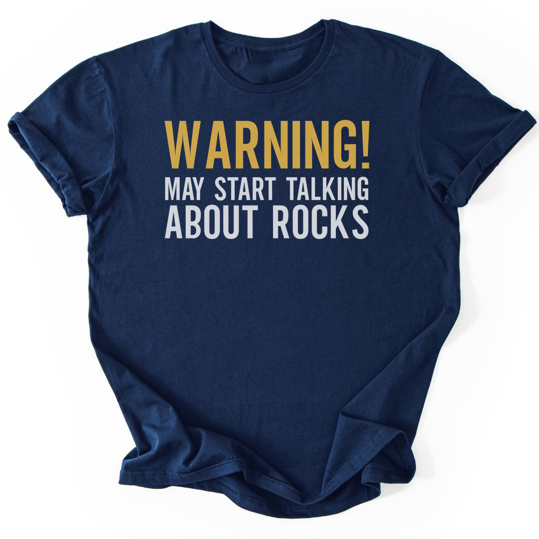 T-Shirt Navy / S May Talk About Rocks T-Shirt