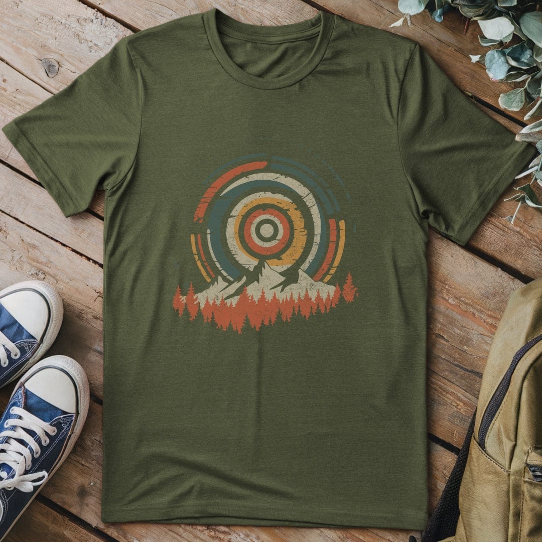 T-Shirt Military Green / S Retro Range T-Shirt