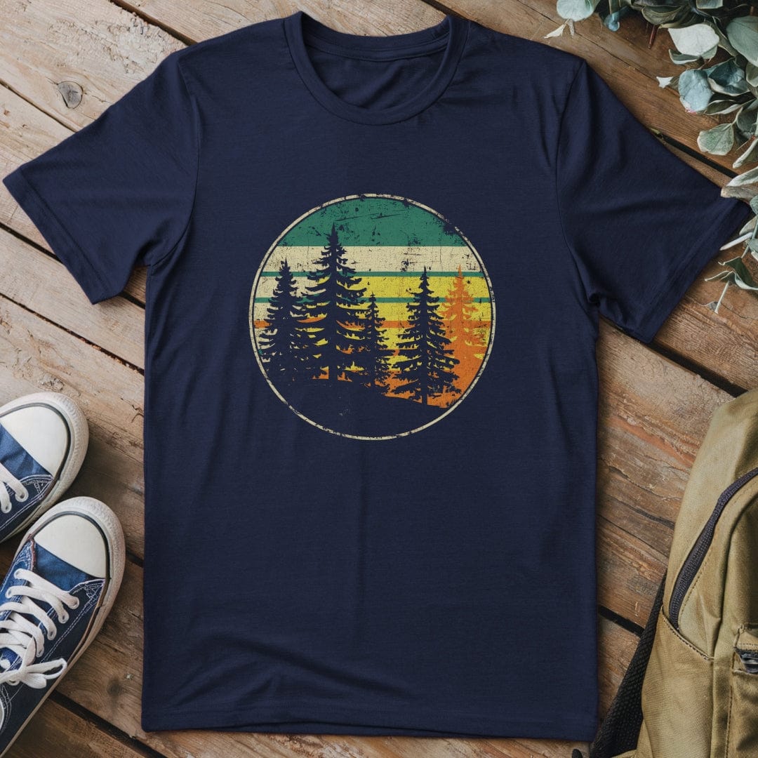 T-Shirt Navy / S Forest Glow T-Shirt