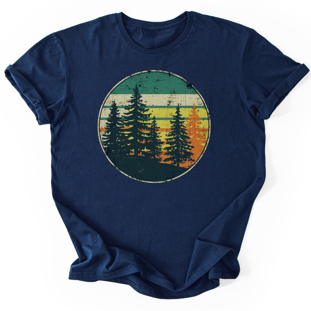 T-Shirt Navy / S Forest Glow T-Shirt