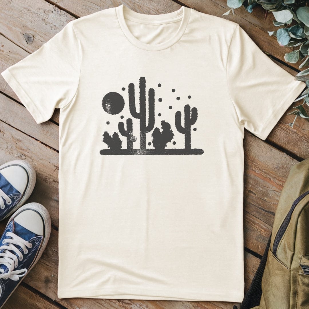 T-Shirt Natural / S Cactus Moon T-Shirt