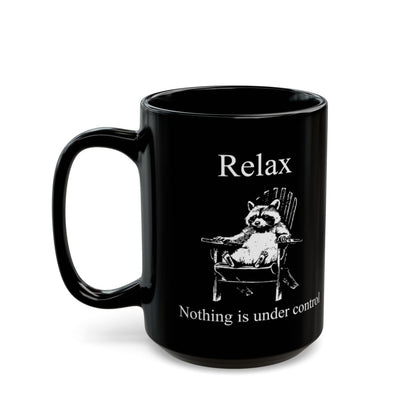 Surrender Black Mug - 15oz black ceramic mug