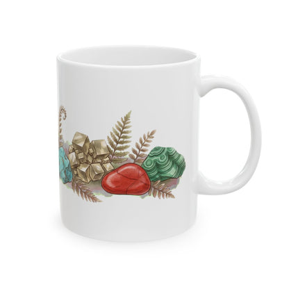 Rock Field Guide Mug - 11oz white ceramic mug