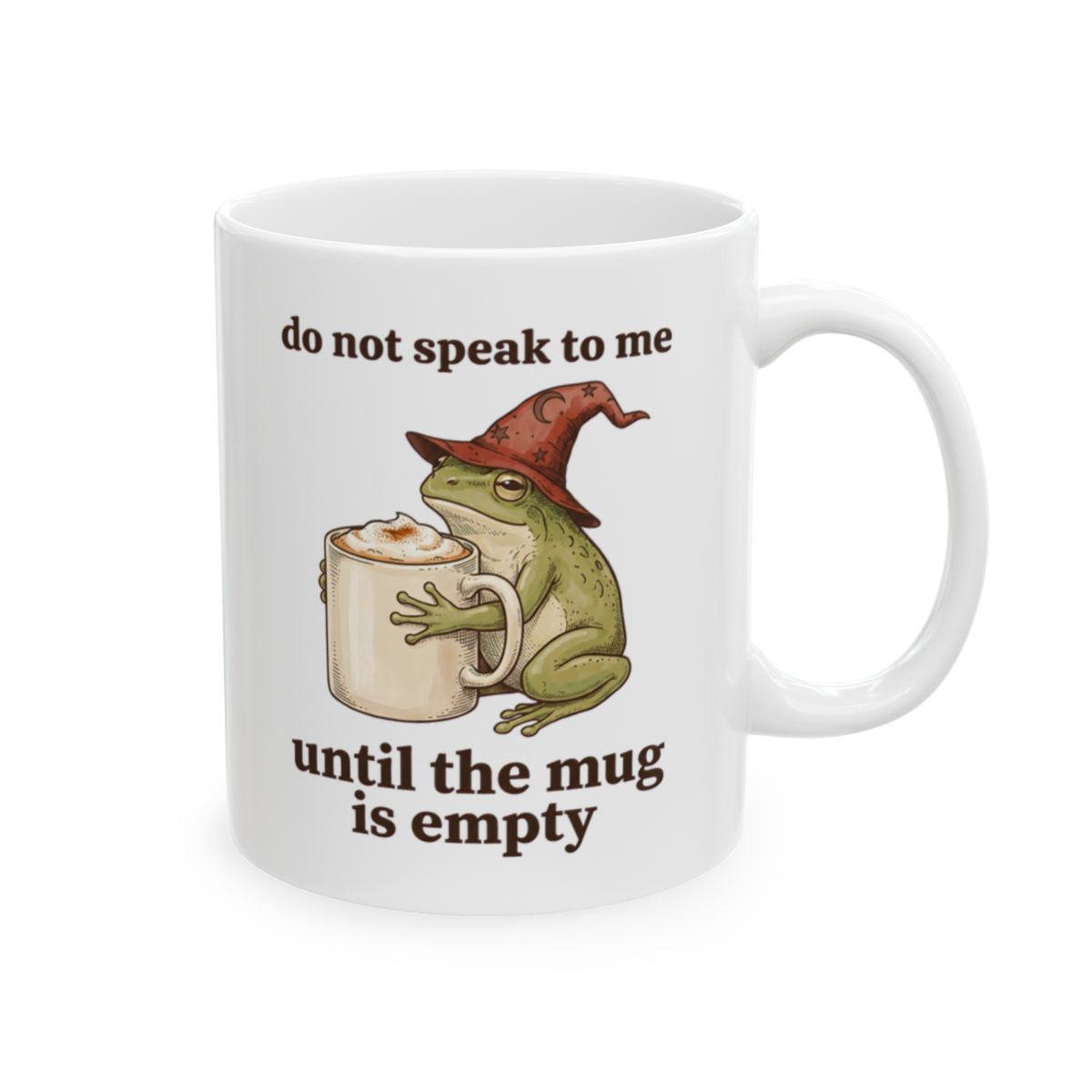 Do Not Speak to Me Mug - 11oz white ceramic mug