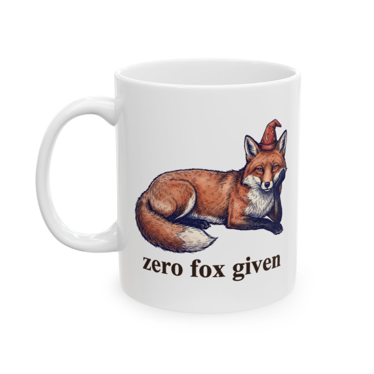 Zero Fox Given Mug - 11oz white ceramic mug