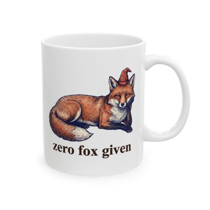 Zero Fox Given Mug - 11oz white ceramic mug