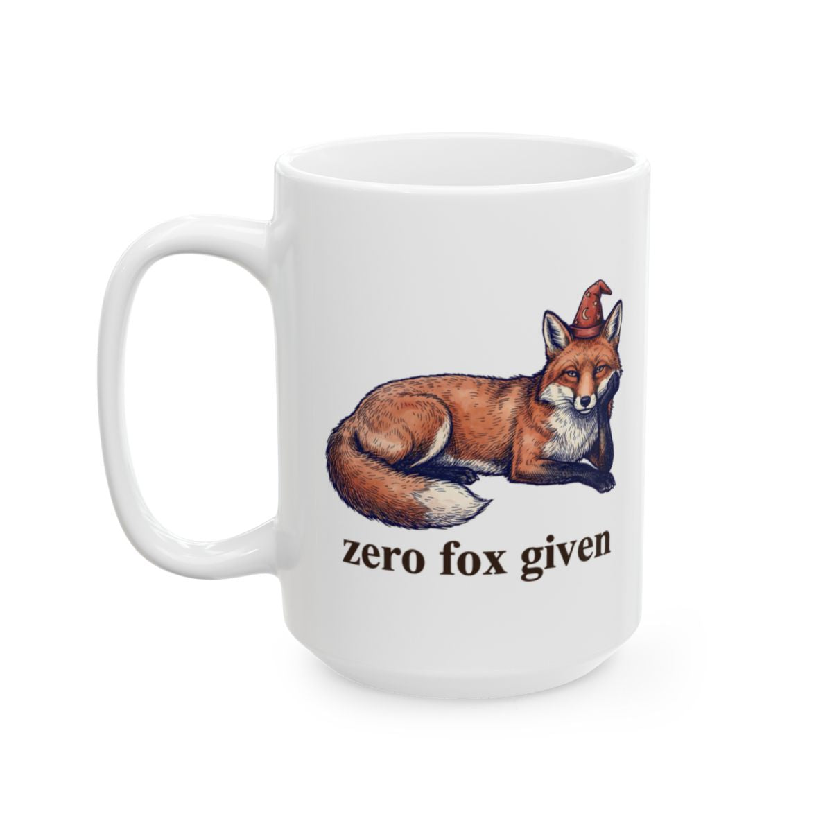 Zero Fox Given Mug - 15oz white ceramic mug