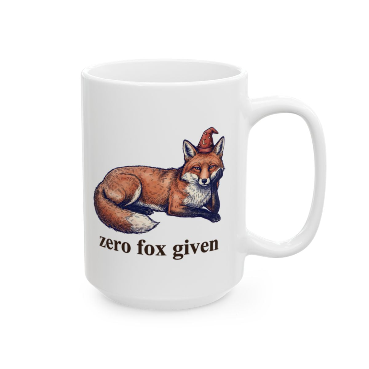 Zero Fox Given Mug - 15oz white ceramic mug