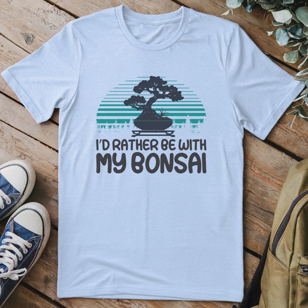 T-Shirt Light Blue / S Bonsai Over People T-Shirt