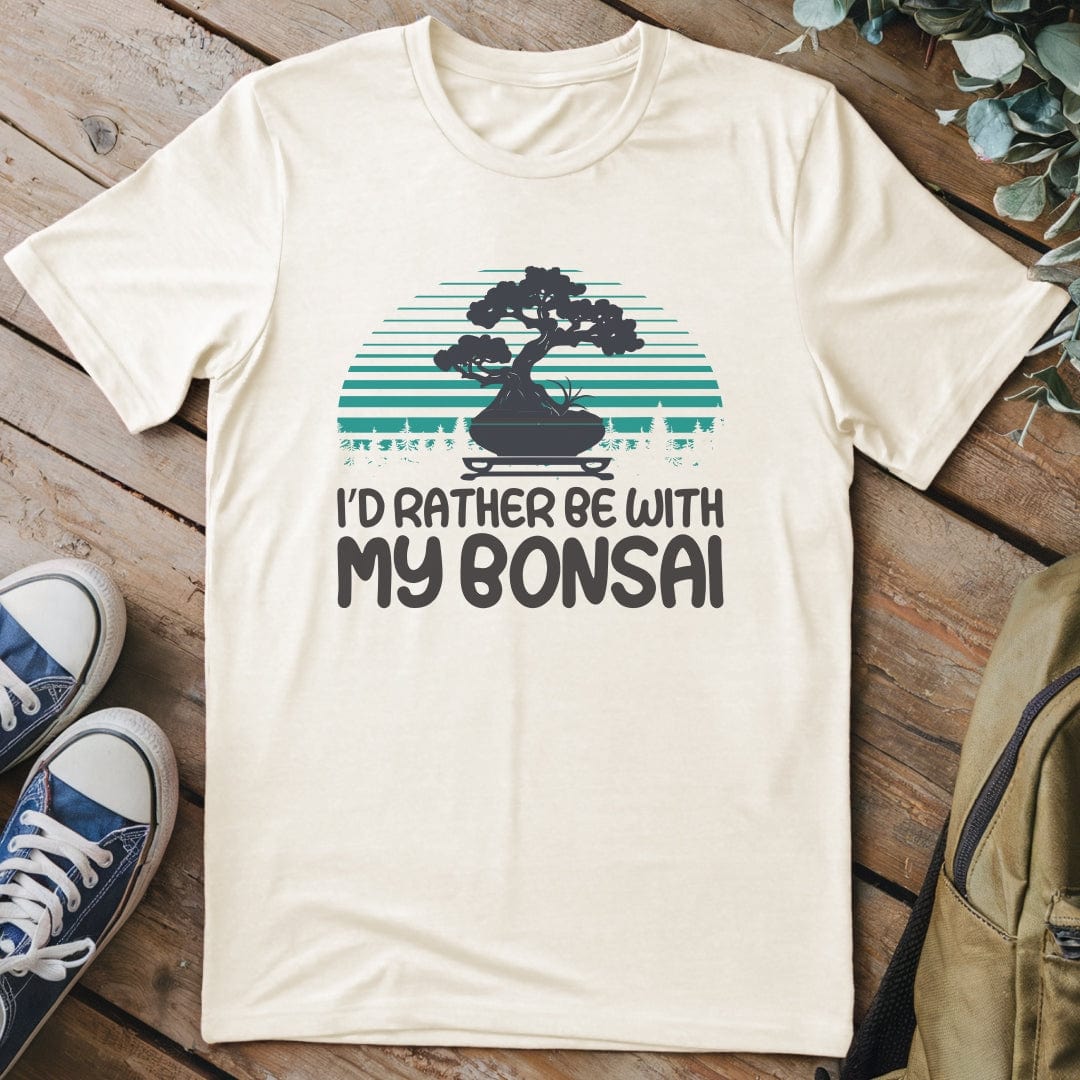 T-Shirt Natural / S Bonsai Over People T-Shirt