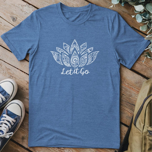T-Shirt Heather Indigo / S Peace in Bloom T-Shirt