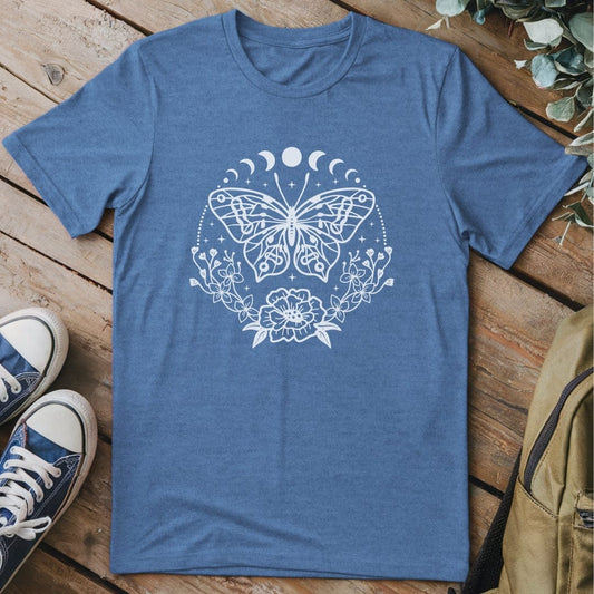 T-Shirt Heather Indigo / S Moonchild Rising T-Shirt