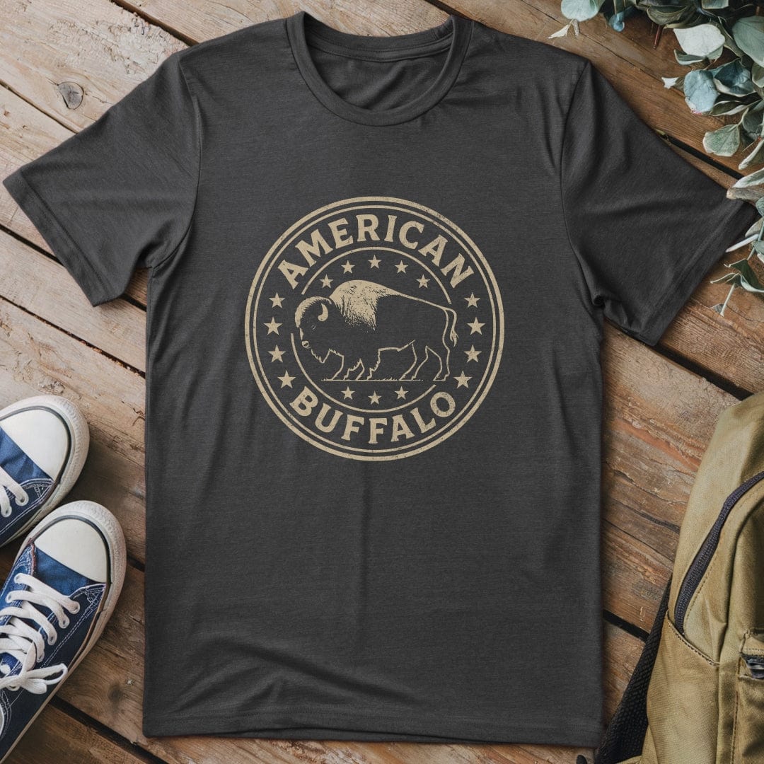 T-Shirt Dark Heather / S American Buffalo T-Shirt