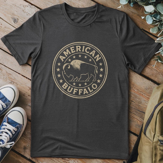 T-Shirt Dark Heather / S American Buffalo T-Shirt