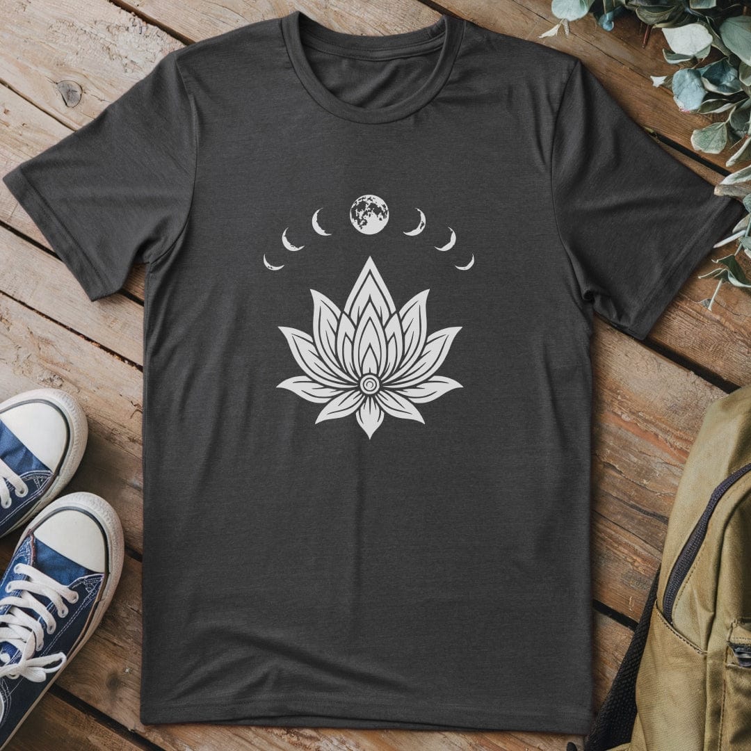 T-Shirt Dark Heather / S Lunar Lotus T-Shirt