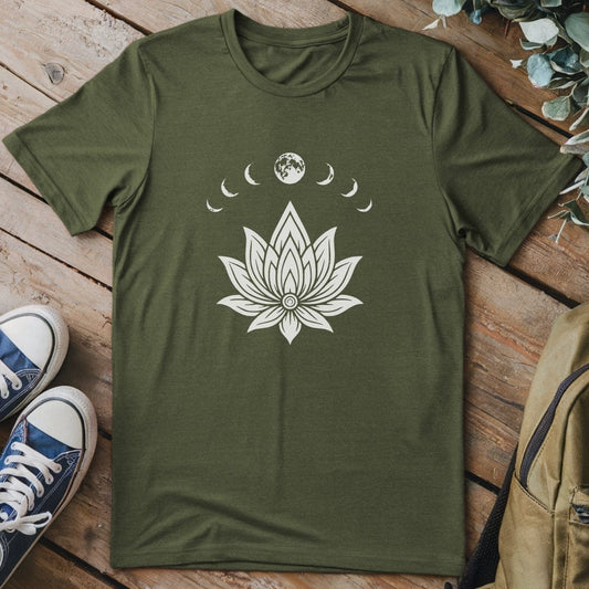 T-Shirt Military Green / S Lunar Lotus T-Shirt