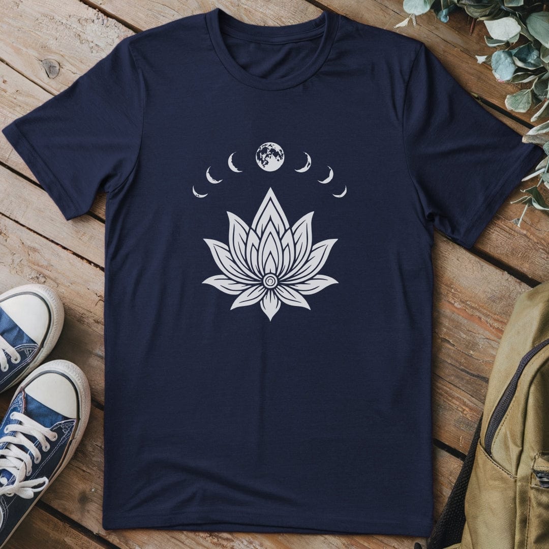 T-Shirt Navy / S Lunar Lotus T-Shirt