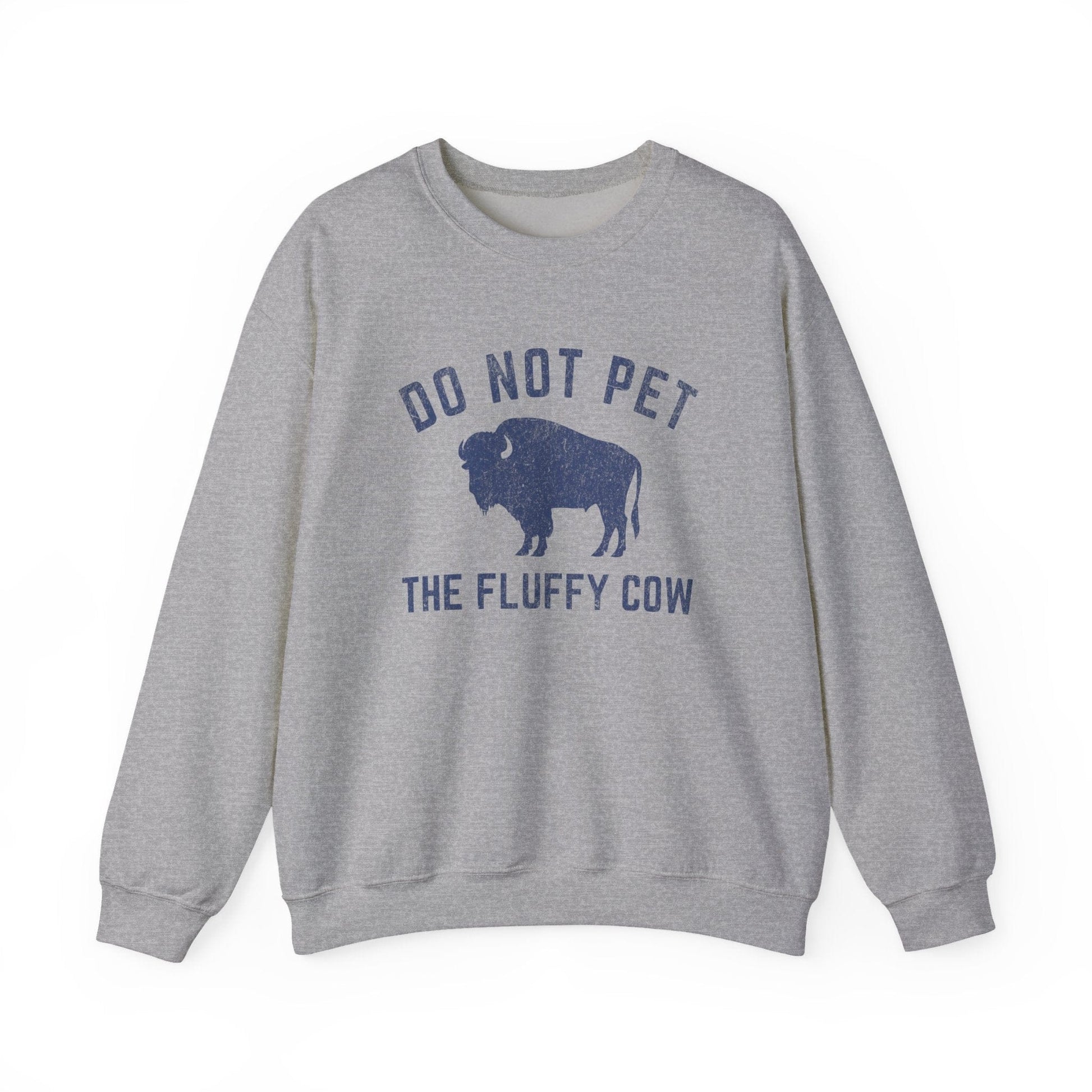 Sweatshirt Sport Grey / S Fluffy Cow Sweatshirt