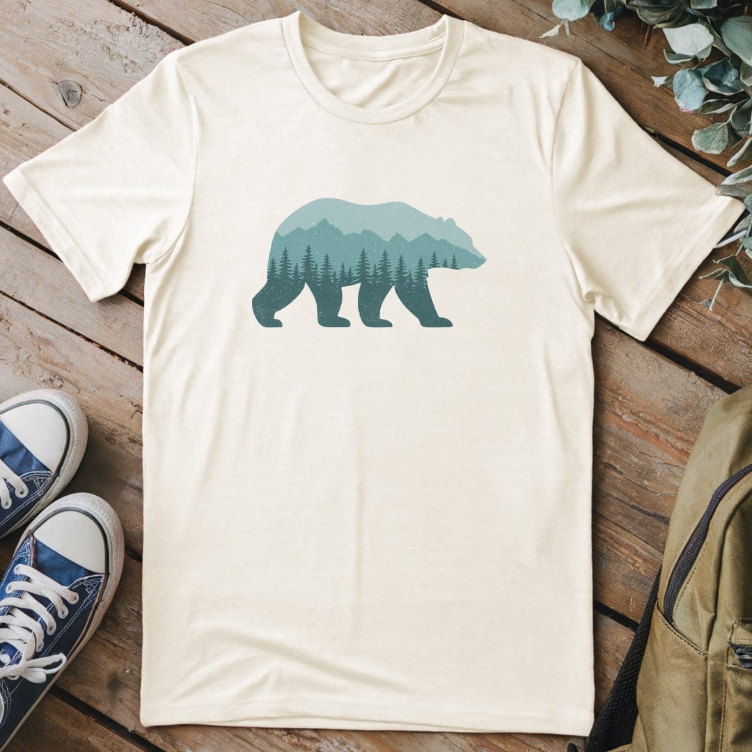 T-Shirt Natural / S Mountain Bear T-Shirt