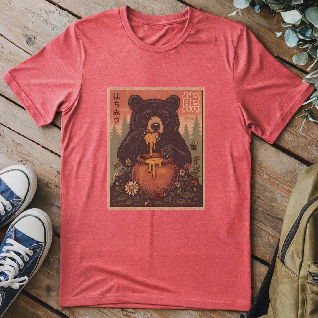 T-Shirt Heather Red / S Honey Bear T-Shirt
