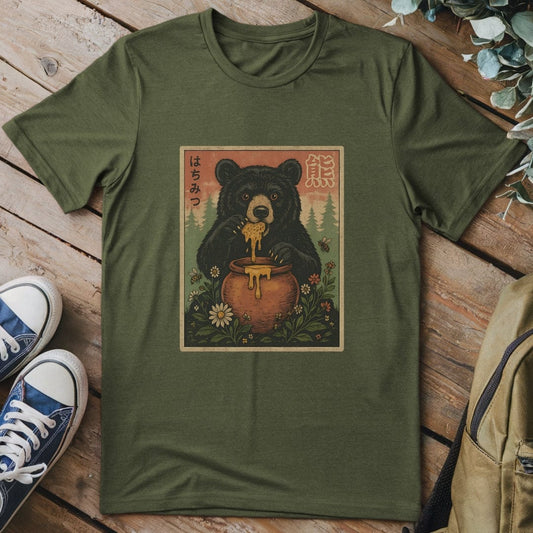 T-Shirt Military Green / S Honey Bear T-Shirt