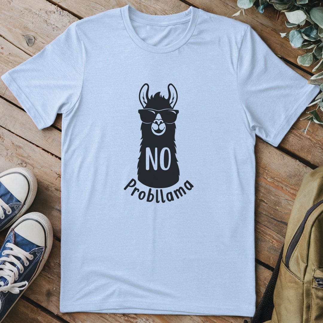 T-Shirt Light Blue / S No Probllama T-Shirt