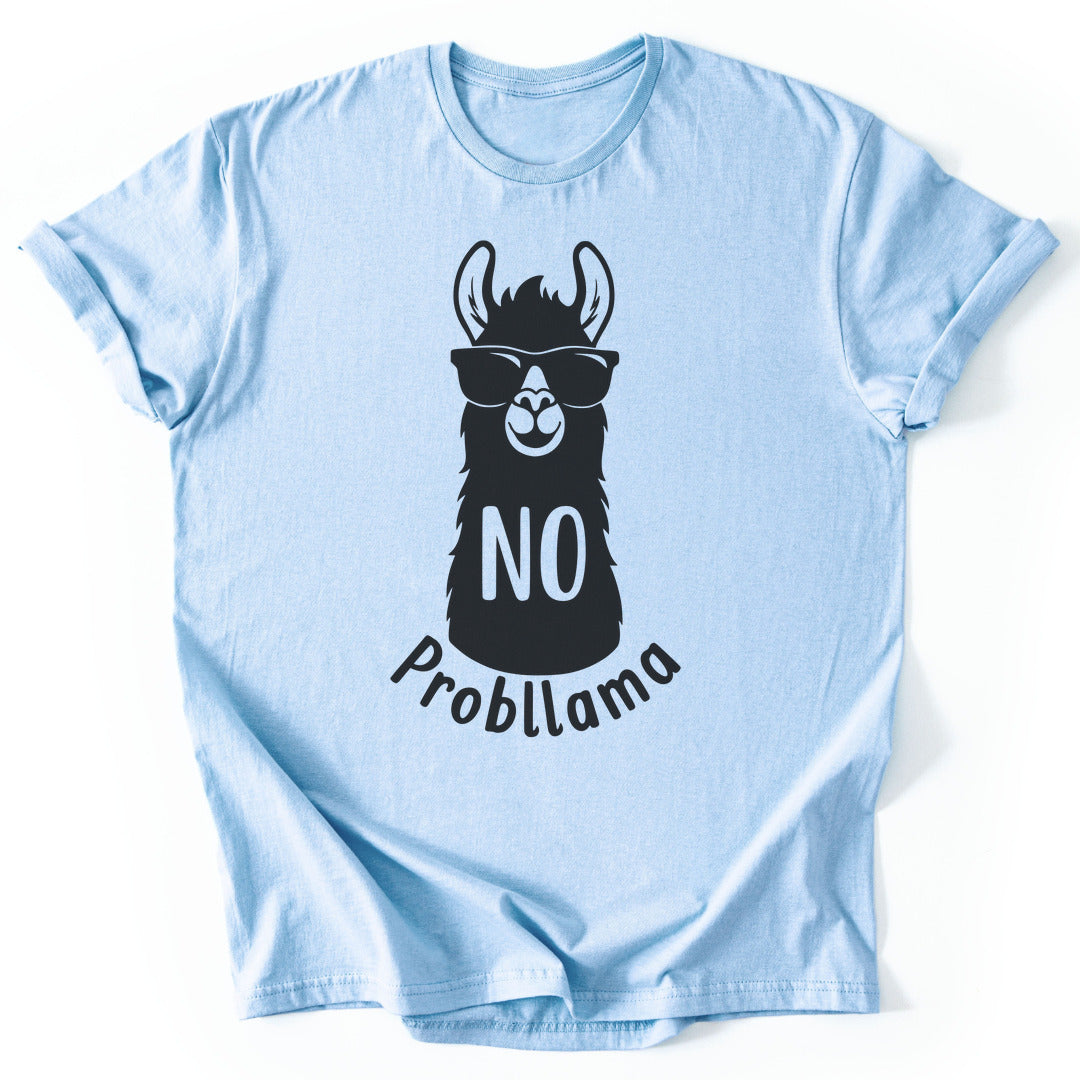 T-Shirt Light Blue / S No Probllama T-Shirt