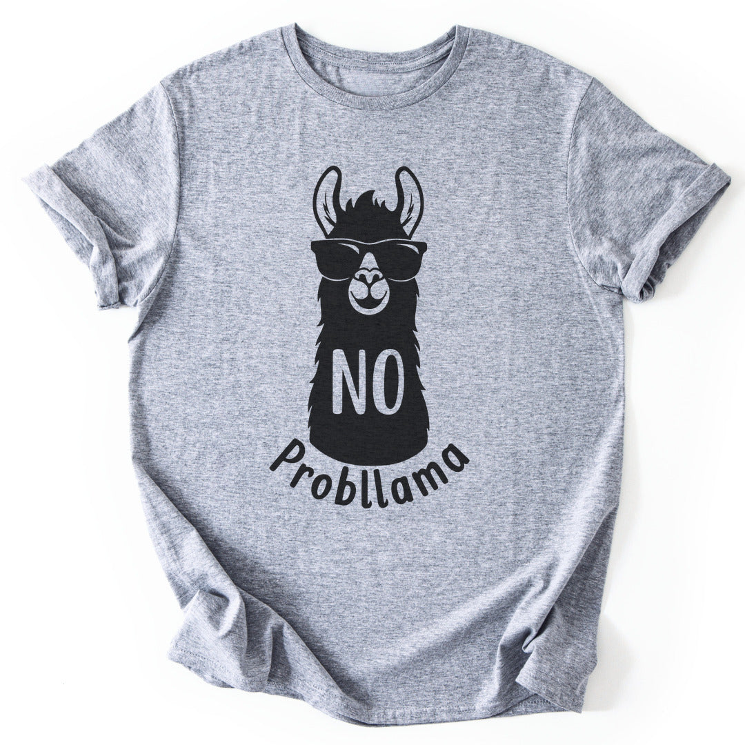 T-Shirt Sport Grey / S No Probllama T-Shirt