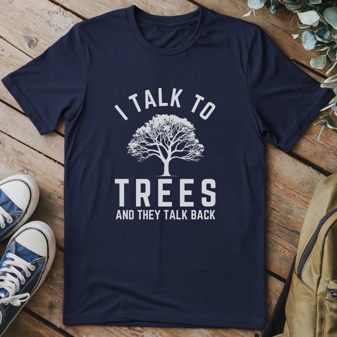 T-Shirt Navy / S I Talk To Trees T-Shirt