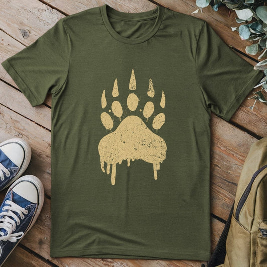 T-Shirt Military Green / S Bear Track T-Shirt