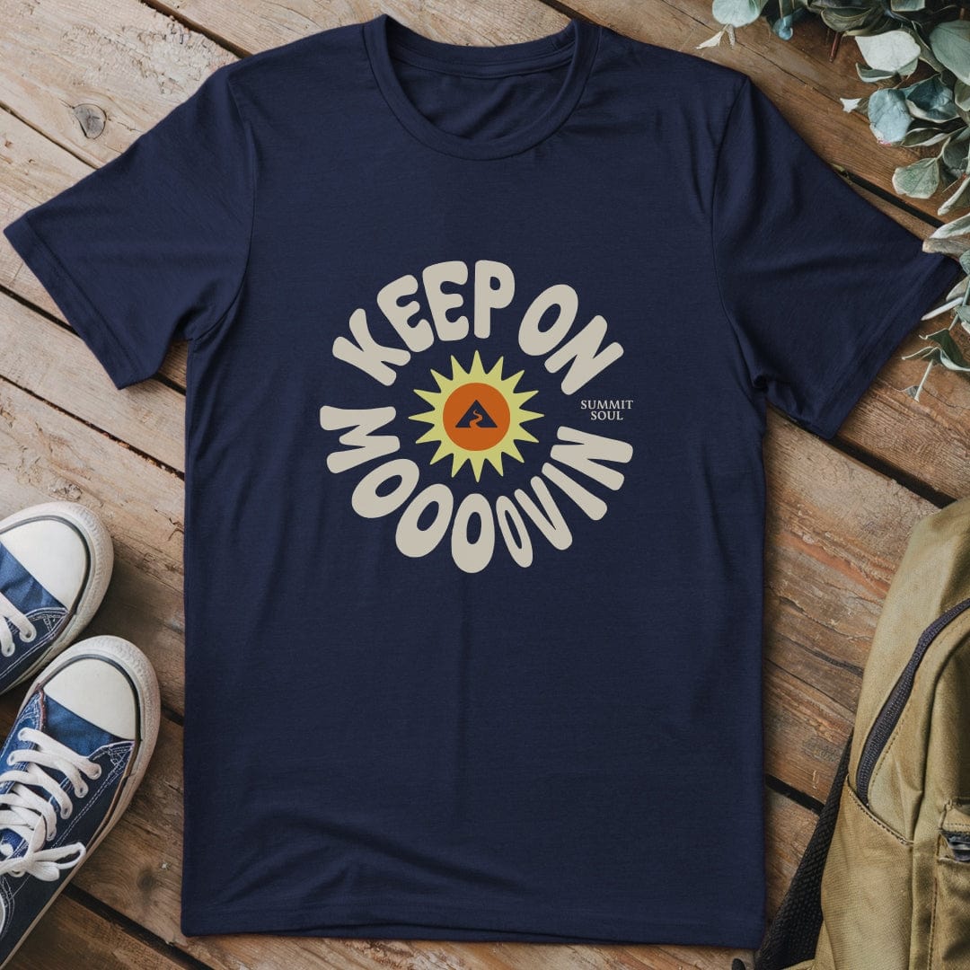T-Shirt Dark Heather / S Keep On Moving T-Shirt
