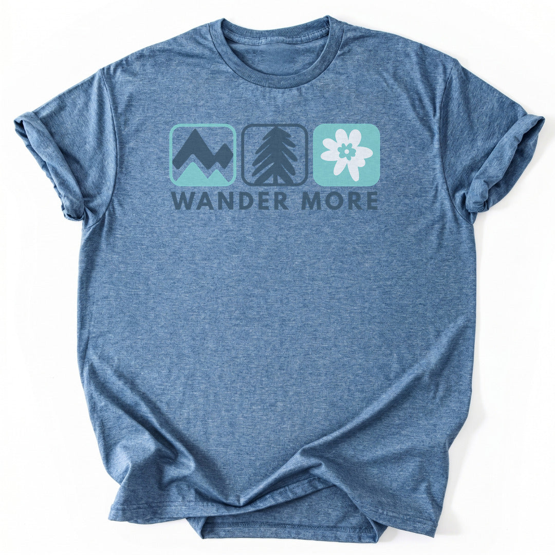 T-Shirt Heather Indigo / S Paths Untraveled T-Shirt