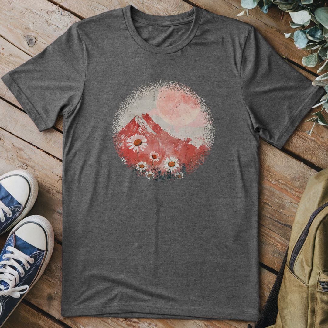 T-Shirt Dark Heather / S Crimson Moonrise T-Shirt